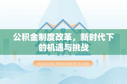 堆龙德庆公积金制度改革，新时代下的机遇与挑战