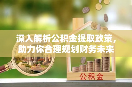 堆龙德庆深入解析公积金提取政策，助力你合理规划财务未来